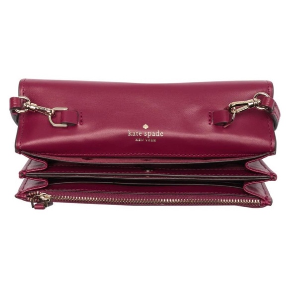 Kate Spade New York Kerri Crossbody Purse Cranberry Cocktail - Picture 3 of 6